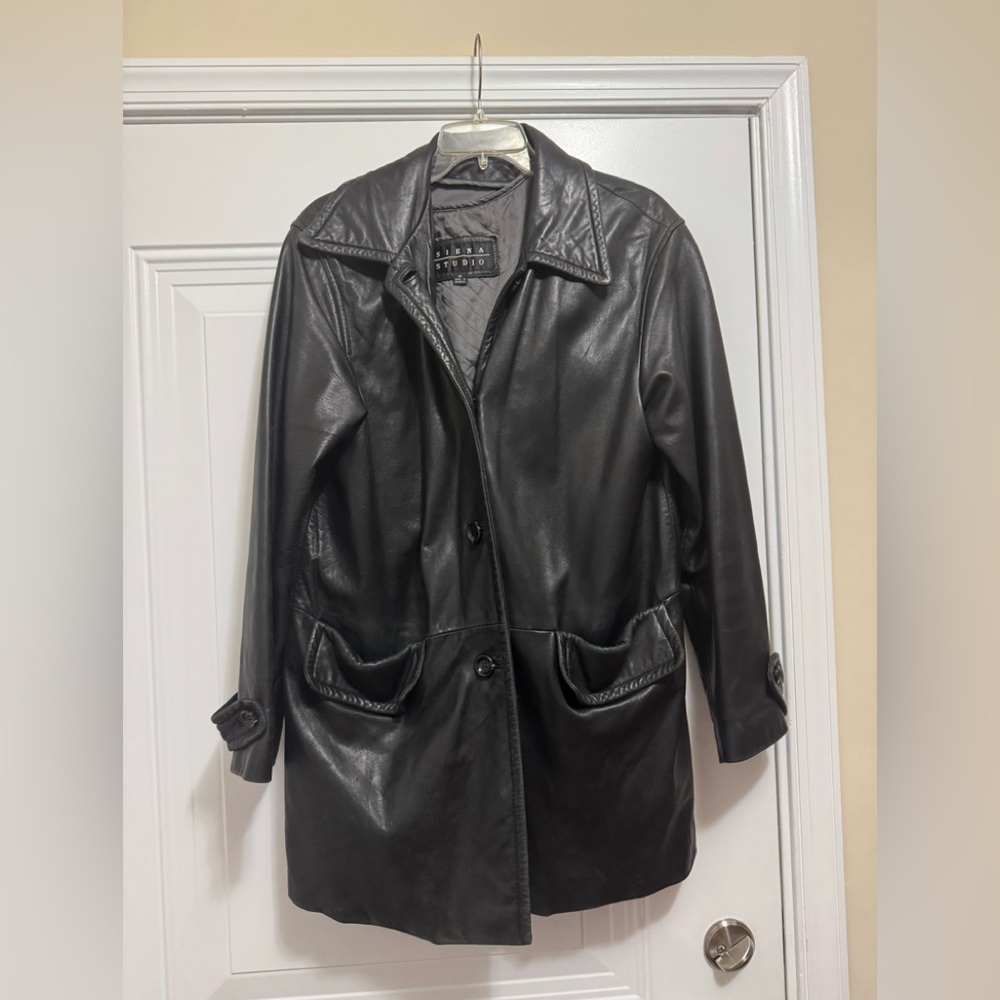 Siena Studio Black Leather Jacket